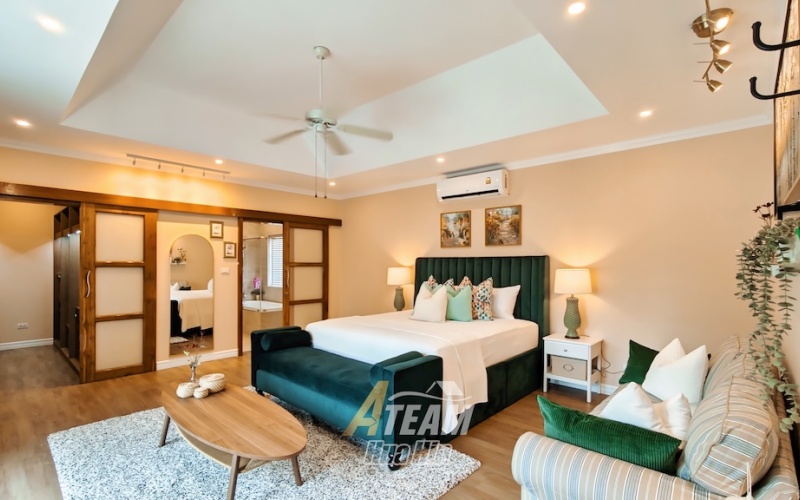 Smart House Valley Hua Hin, pool villa Hua Hin for sale, renovated villa Hua Hin, 3-bedroom villa Hua Hin, turnkey villa Hua Hin, saltwater pool Hua Hin, secure gated community Hua Hin, Hua Hin property for sale, Hua Hin fitness pool