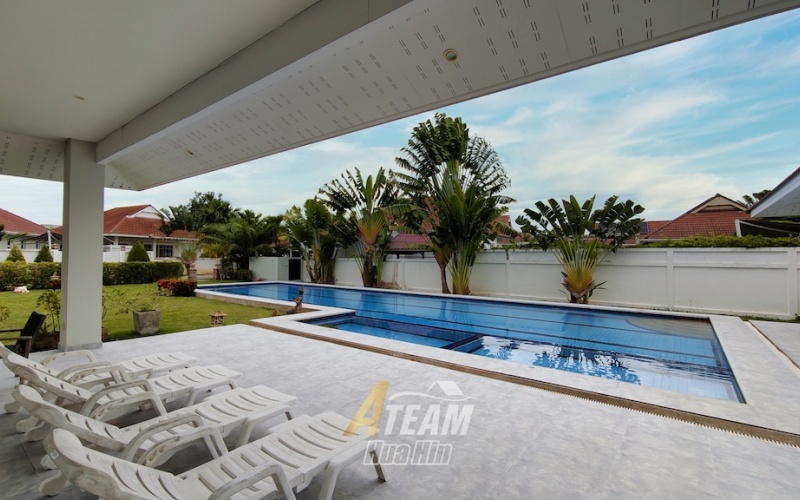 Smart House Valley Hua Hin, pool villa Hua Hin for sale, renovated villa Hua Hin, 3-bedroom villa Hua Hin, turnkey villa Hua Hin, saltwater pool Hua Hin, secure gated community Hua Hin, Hua Hin property for sale, Hua Hin fitness pool