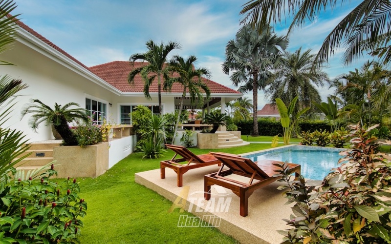 Smart House Valley Hua Hin, pool villa Hua Hin for sale, renovated villa Hua Hin, 3-bedroom villa Hua Hin, turnkey villa Hua Hin, saltwater pool Hua Hin, secure gated community Hua Hin, Hua Hin property for sale, Hua Hin fitness pool