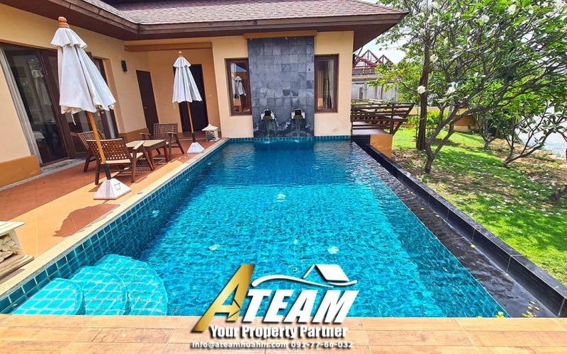 Lakeside-poolvilla-for-sale-hua-hin-Takiap-lake-swinningpool