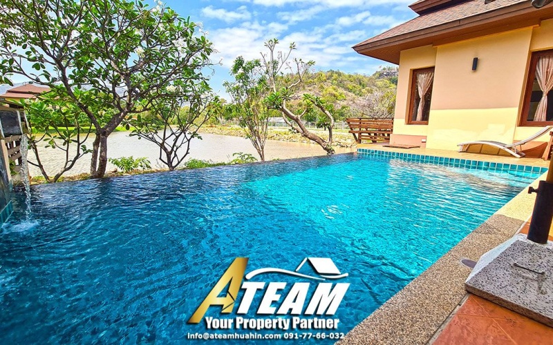Lakeside-poolvilla-for-sale-hua-hin-Takiap-lake-swinningpool1
