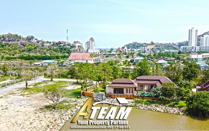 Lakeside-poolvilla-for-sale-hua-hin-Takiap-drone5