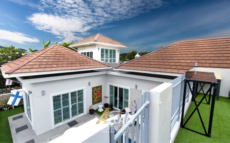 Hua Hin villa for sale, Soi 102 property, Finnish sauna Hua Hin, pool villa Hua Hin, freehold villa Hua Hin, multi-generational home Hua Hin, Hua Hin investment property, guest house villa Hua Hin, no common fee villa Hua Hin, modern villa Hua Hin