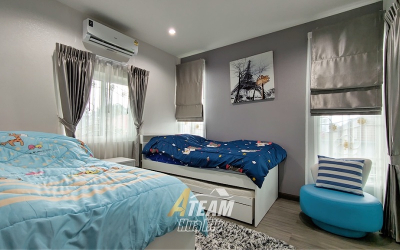 Hua Hin villa for sale, Soi 102 property, Finnish sauna Hua Hin, pool villa Hua Hin, freehold villa Hua Hin, multi-generational home Hua Hin, Hua Hin investment property, guest house villa Hua Hin, no common fee villa Hua Hin, modern villa Hua Hin
