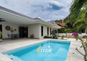 Brand new 3-bedroom pool villa for sale in Khao Tao near the lake. Mountain views, private pool, 160 sqm living space on 106 sqw plot. Price: 8.5M THB. Brand new 3-bedroom pool villa for sale in Khao Tao near the lake. Mountain views, private pool, 160 sqm living space on 106 sqw plot. Price: 8.5M THB.