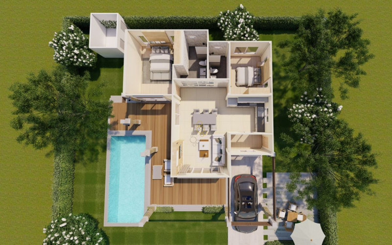 Hua Hin, Hua Hin Center 77110, 2 Bedrooms, 2 Bathrooms, House / Villa, For Sale,1100, A-Team Real estate