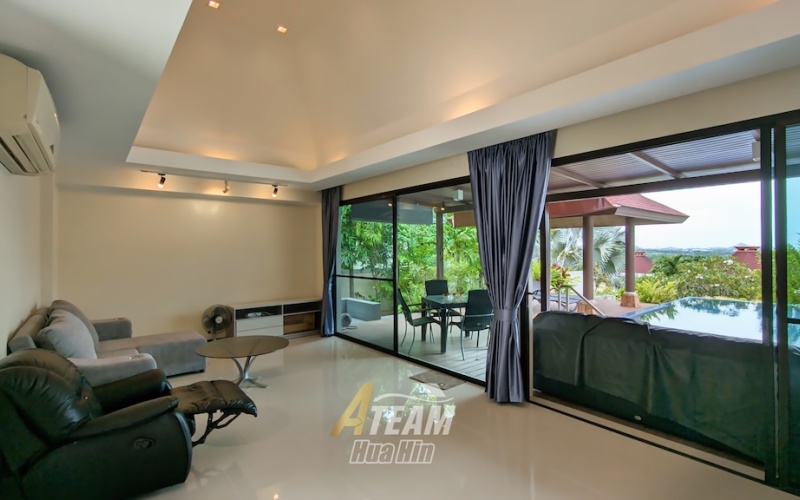 Khao Tao villa for sale, sea view villa Hua Hin, Panorama Pool Villas, Hua Hin property, 3-bedroom pool villa, freehold villa Thailand, house for sale Khao Tao, Hua Hin real estate, pool villa near beach, private garden villa