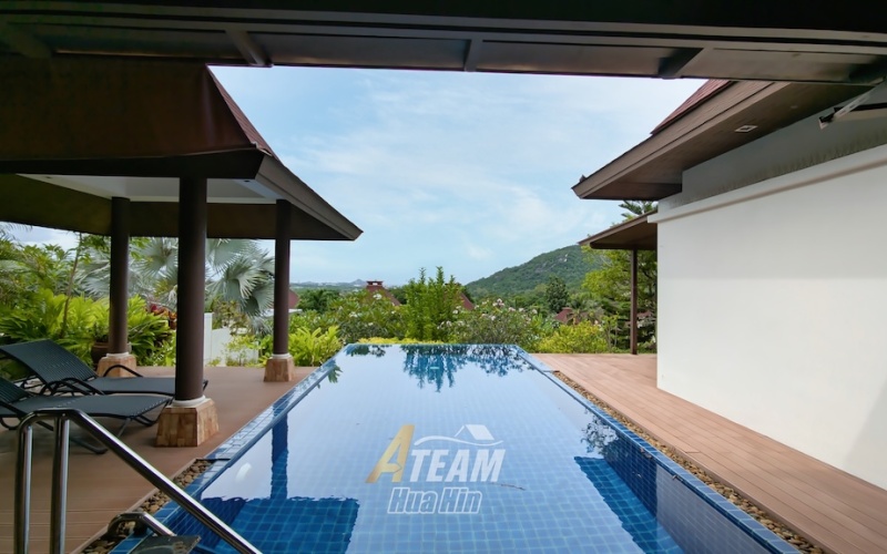 Khao Tao villa for sale, sea view villa Hua Hin, Panorama Pool Villas, Hua Hin property, 3-bedroom pool villa, freehold villa Thailand, house for sale Khao Tao, Hua Hin real estate, pool villa near beach, private garden villa