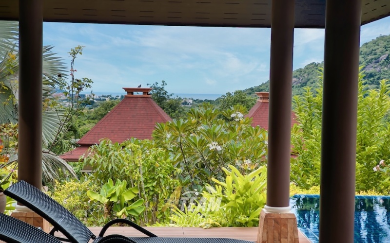 Khao Tao villa for sale, sea view villa Hua Hin, Panorama Pool Villas, Hua Hin property, 3-bedroom pool villa, freehold villa Thailand, house for sale Khao Tao, Hua Hin real estate, pool villa near beach, private garden villa