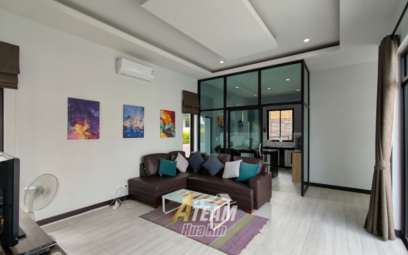 Hua Hin house for sale, Soi 112 villa, Hua Hin pool villa, 3 bedroom villa Hua Hin, Hua Hin property, Hua Hin no common fee, Thailand real estate, Hua Hin investment, Hua Hin saltwater pool