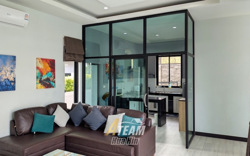 Hua Hin house for sale, Soi 112 villa, Hua Hin pool villa, 3 bedroom villa Hua Hin, Hua Hin property, Hua Hin no common fee, Thailand real estate, Hua Hin investment, Hua Hin saltwater pool