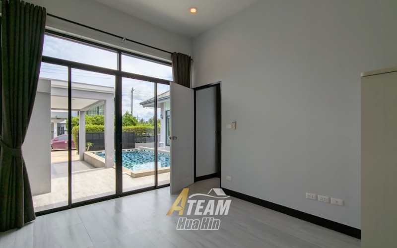 Hua Hin house for sale, Soi 112 villa, Hua Hin pool villa, 3 bedroom villa Hua Hin, Hua Hin property, Hua Hin no common fee, Thailand real estate, Hua Hin investment, Hua Hin saltwater pool