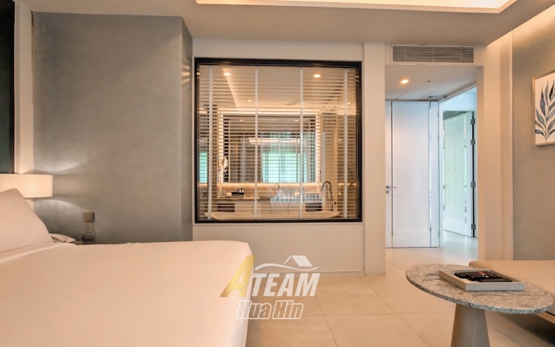 Cha-Am beach villa, Neo-Colonial villa Thailand, Cha-Am property for sale, pool villa Cha-Am, Hua Hin Cha-Am luxury villa, beachfront villa Thailand, villa with rental program, freehold villa Cha-Am, leasehold property Thailand, last plot Cha-Am project