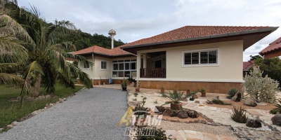Khao Tao house for sale, Hua Hin property, Hua Hin villa, big land Hua Hin, 2 rai Hua Hin, mountain view Hua Hin, garden house Hua Hin, Khao Tao real estate