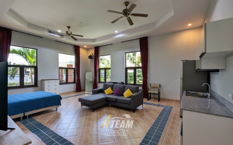 Hua Hin pool villa for sale, Stuart Park villa Hua Hin, 4 bedroom villa Hua Hin, freehold villa Hua Hin, Hua Hin property no common fees, Hua Hin real estate, villa with private pool Hua Hin, luxury villa Hua Hin, European kitchen villa Hua Hin, Hua Hin family villa