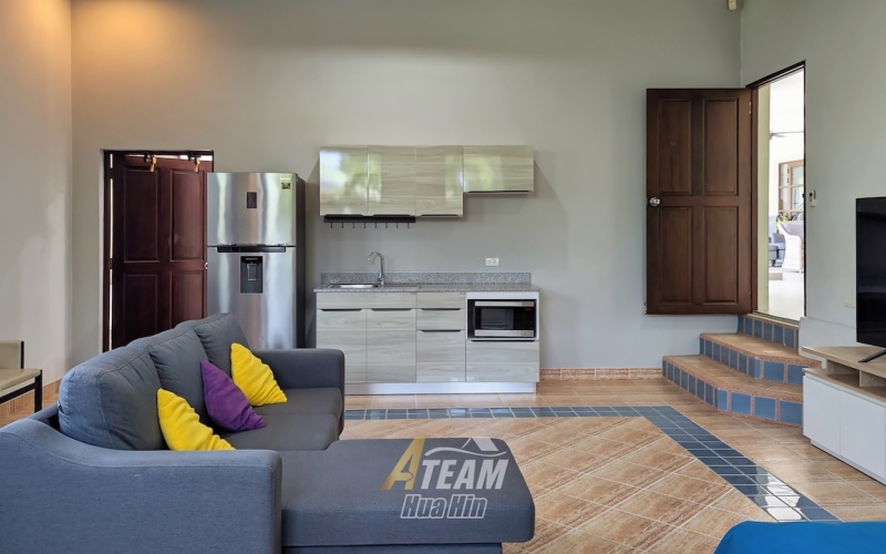 Hua Hin pool villa for sale, Stuart Park villa Hua Hin, 4 bedroom villa Hua Hin, freehold villa Hua Hin, Hua Hin property no common fees, Hua Hin real estate, villa with private pool Hua Hin, luxury villa Hua Hin, European kitchen villa Hua Hin, Hua Hin family villa