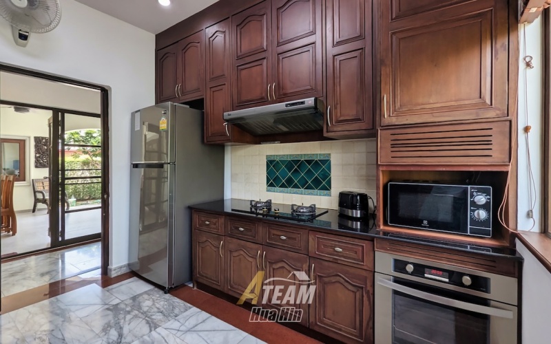 Hua Hin pool villa for sale, Stuart Park villa Hua Hin, 4 bedroom villa Hua Hin, freehold villa Hua Hin, Hua Hin property no common fees, Hua Hin real estate, villa with private pool Hua Hin, luxury villa Hua Hin, European kitchen villa Hua Hin, Hua Hin family villa