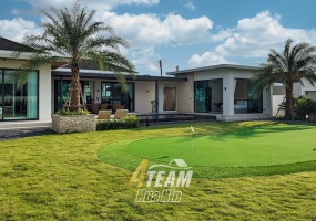 Secure this luxury 3-bedroom, 4-bathroom pool villa in Hua Hin’s Black Mountain area for only 14.5M THB pre-completion. Fully furnished, 319 sqm usable area, 808 sqm land, mountain views, mini golf lawn, and 5-year warranty.