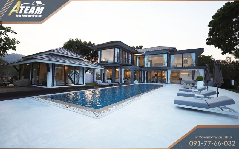 Phetchaburi, Cha Am, 4 Bedrooms, 5 Bathrooms, House / Villa, For Sale,0,2242, A-Team Real estate