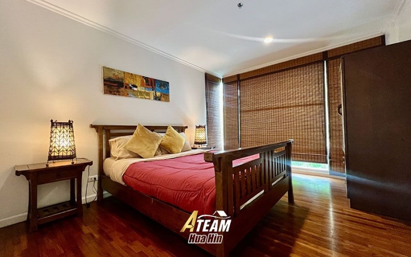 Hua Hin condo rental, Baan San Ploen, beachfront condo Hua Hin, 2 bedroom condo Hua Hin, long-term rental Hua Hin, sea view condo Hua Hin, central Hua Hin rental