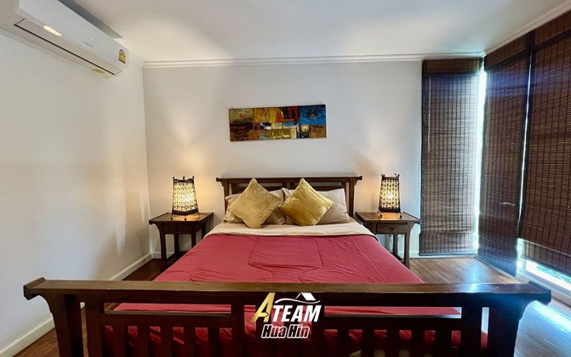 Hua Hin condo rental, Baan San Ploen, beachfront condo Hua Hin, 2 bedroom condo Hua Hin, long-term rental Hua Hin, sea view condo Hua Hin, central Hua Hin rental