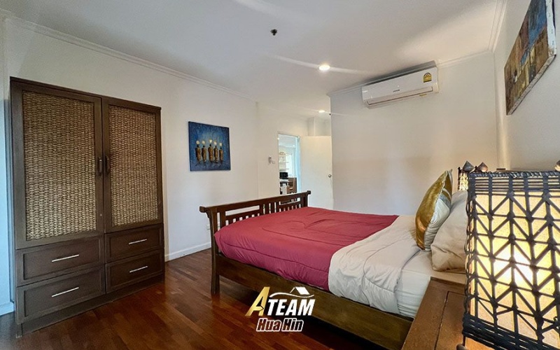 Hua Hin condo rental, Baan San Ploen, beachfront condo Hua Hin, 2 bedroom condo Hua Hin, long-term rental Hua Hin, sea view condo Hua Hin, central Hua Hin rental