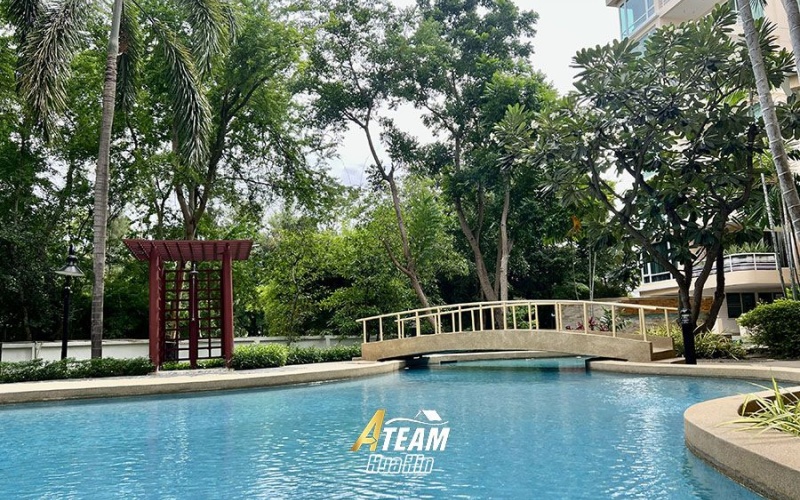 Hua Hin condo rental, Baan San Ploen, beachfront condo Hua Hin, 2 bedroom condo Hua Hin, long-term rental Hua Hin, sea view condo Hua Hin, central Hua Hin rental