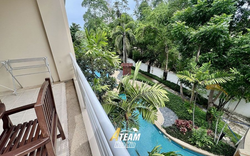 Hua Hin condo rental, Baan San Ploen, beachfront condo Hua Hin, 2 bedroom condo Hua Hin, long-term rental Hua Hin, sea view condo Hua Hin, central Hua Hin rental