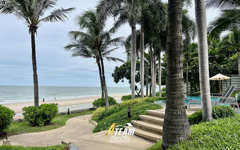 Hua Hin condo rental, Baan San Ploen, beachfront condo Hua Hin, 2 bedroom condo Hua Hin, long-term rental Hua Hin, sea view condo Hua Hin, central Hua Hin rental