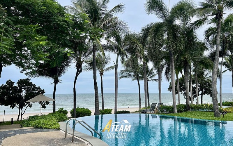Hua Hin condo rental, Baan San Ploen, beachfront condo Hua Hin, 2 bedroom condo Hua Hin, long-term rental Hua Hin, sea view condo Hua Hin, central Hua Hin rental
