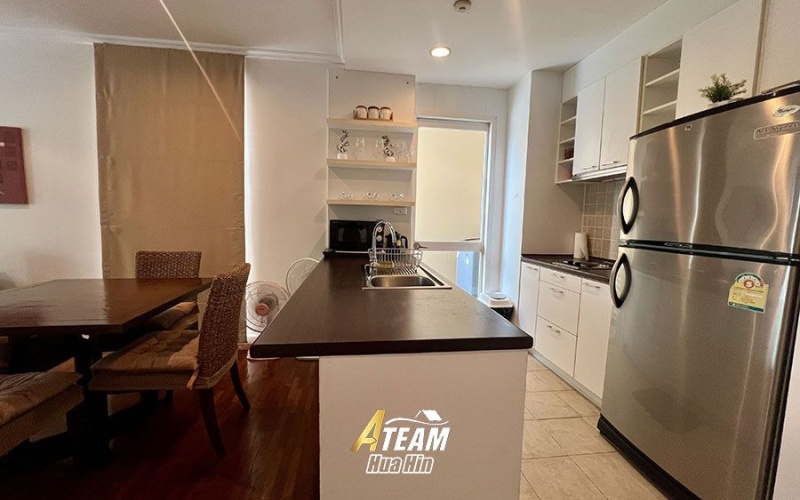 Hua Hin condo rental, Baan San Ploen, beachfront condo Hua Hin, 2 bedroom condo Hua Hin, long-term rental Hua Hin, sea view condo Hua Hin, central Hua Hin rental