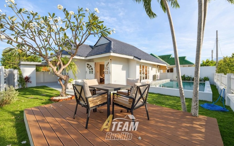 Hua Hin house for sale, Soi 102 home, renovated house Hua Hin, 3 bedroom Hua Hin, pool access home Hua Hin, family home Hua Hin, affordable Hua Hin property, Thailand real estate