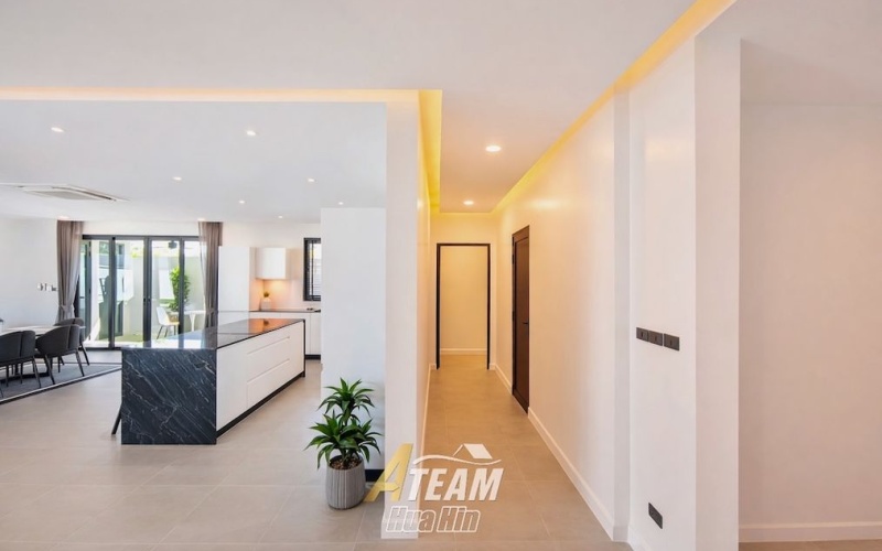 Modern pool villa Hua Hin, Soi 114 villa for sale, Hua Hin luxury villa, in-town pool villa, modern house Hua Hin, Hua Hin property investment, fully furnished villa