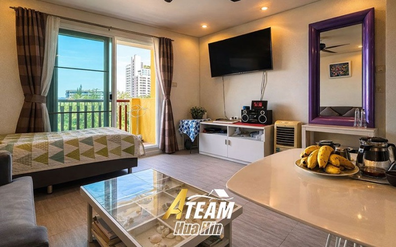 Mykonos Hua Hin, Hua Hin condo for sale, sea view condo Hua Hin, 1 bedroom condominium, Hua Hin property, beachside condo Thailand, investment property Hua Hin