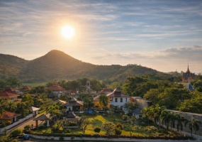 Exceptional 6-bedroom luxury pool villa on 3,200 sqm freehold land in Hunsa Residence, Nong Kae, Hua Hin. Ideal private estate or retreat.