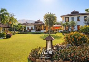 Exceptional 6-bedroom luxury pool villa on 3,200 sqm freehold land in Hunsa Residence, Nong Kae, Hua Hin. Ideal private estate or retreat.