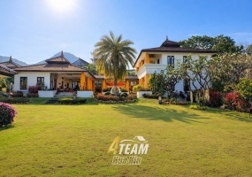 Exceptional 6-bedroom luxury pool villa on 3,200 sqm freehold land in Hunsa Residence, Nong Kae, Hua Hin. Ideal private estate or retreat.