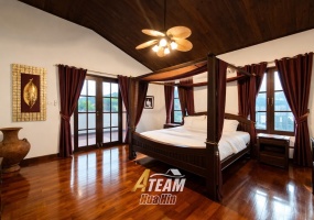 Exceptional 6-bedroom luxury pool villa on 3,200 sqm freehold land in Hunsa Residence, Nong Kae, Hua Hin. Ideal private estate or retreat.