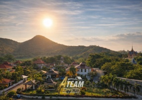 Exceptional 6-bedroom luxury pool villa on 3,200 sqm freehold land in Hunsa Residence, Nong Kae, Hua Hin. Ideal private estate or retreat.