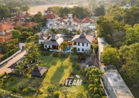 Exceptional 6-bedroom luxury pool villa on 3,200 sqm freehold land in Hunsa Residence, Nong Kae, Hua Hin. Ideal private estate or retreat.