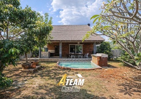 Wang Pong house for sale, Hua Hin house, single-story house Hua Hin, fully furnished house Thailand, Hua Hin property, house with plunge pool, garden view house Hua Hin
