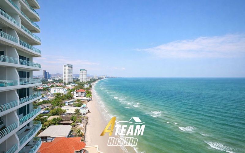 Baan SangChan Hua Hin, beachfront condo Hua Hin, condo for rent Hua Hin, sea view condo, beachfront rental Thailand, Hua Hin beachfront property, luxury condo Hua Hin, ATEAM Hua Hin