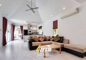 Hua Hin pool villa rent, Thap Tai villa for rent, pet friendly villa Hua Hin, long term rental Hua Hin, pool villa Thap Tai