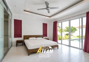 Hua Hin pool villa rent, Thap Tai villa for rent, pet friendly villa Hua Hin, long term rental Hua Hin, pool villa Thap Tai