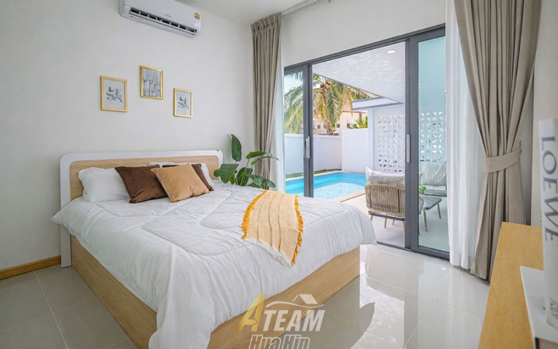 Hua Hin house for sale, Hua Hin pool villa, Soi 102 Hua Hin property, Hua Hin center house, modern villa Hua Hin, Hua Hin private pool house, open plan kitchen Hua Hin, fully furnished house Hua Hin, Hua Hin investment property, house near Market Village Hua Hin