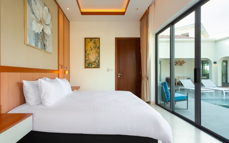 Balinese villa Hua Hin, Black Mountain villa for sale, luxury pool villa Hua Hin, mountain view villa Hua Hin, Hua Hin property for sale, tropical villa Thailand, furnished pool villa Hua Hin, golf area villa Hua Hin, luxury real estate Hua Hin, Black Mountain property