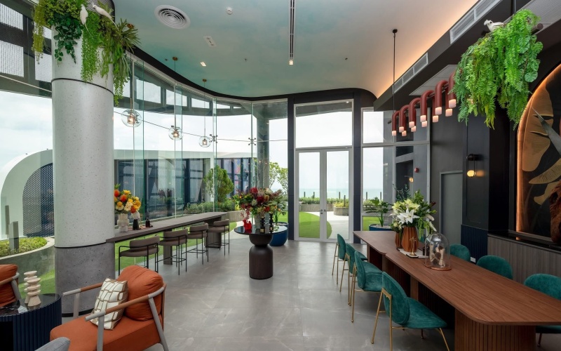 Supalai Blue Whale Hua Hin, condo for rent Hua Hin, sea view condo Hua Hin, 1 bedroom condo Hua Hin, high-rise condo Hua Hin, Hua Hin rental property, modern condo Hua Hin, beachfront area Hua Hin