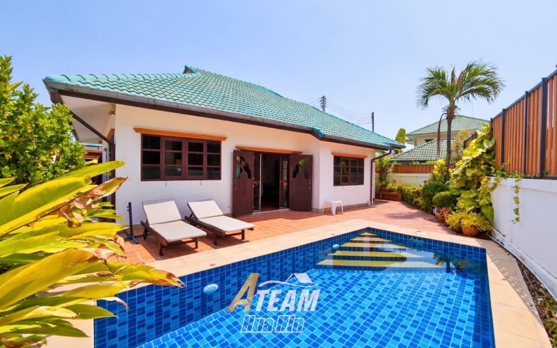 Hua Hin, Hua Hin Center, 2 Bedrooms, 2 Bathrooms, House / Villa, For Rent,0,2556, A-Team Real estate