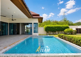 New 3-bedroom pool villa in Hin Lek Fai with mountain views, 230 sqm living area, 532 sqm land, private pool, modern kitchen, terrace, and quality upgrades. New 3-bedroom pool villa in Hin Lek Fai with mountain views, 230 sqm living area, 532 sqm land, private pool, modern kitchen, terrace, and quality upgrades.