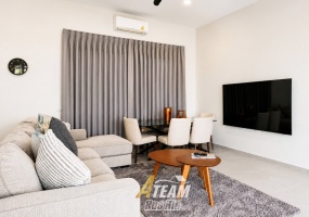 New 3-bedroom pool villa in Hin Lek Fai with mountain views, 230 sqm living area, 532 sqm land, private pool, modern kitchen, terrace, and quality upgrades.